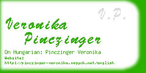 veronika pinczinger business card